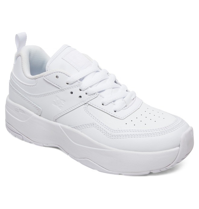 Tenis dc best sale blancos para mujer